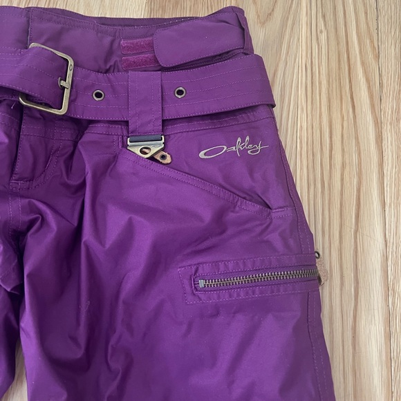 Oakley Signature Series Ski/Snowboard Pants In Purple Size XS - Picture 3 of 14